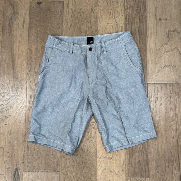 jf j.ferrar Gray Flat Front Golf Shorts Size 30x11 - Picture 1 of 6